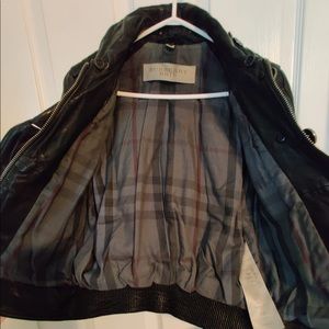 Burberry Brit calf leather jacket